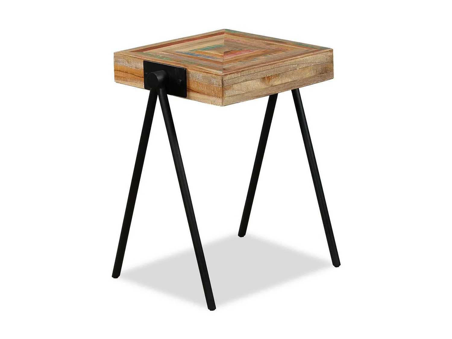 Table d'appoint Teck massif de récupération