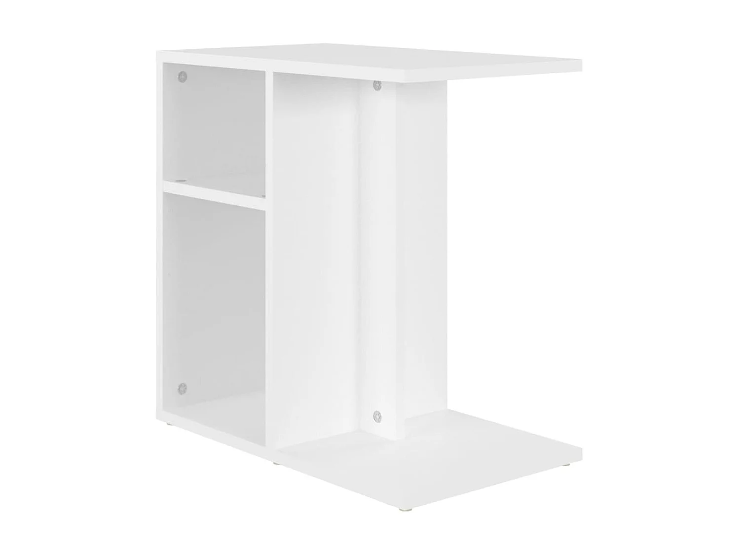 Table d'appoint Blanc 50x30x50
