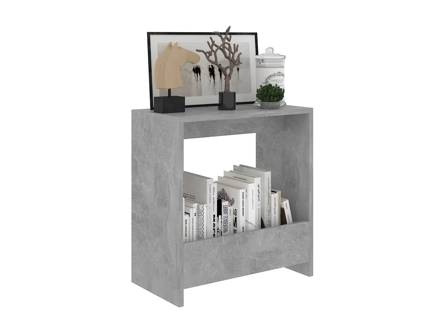Table d'appoint Gris béton 50x26x50