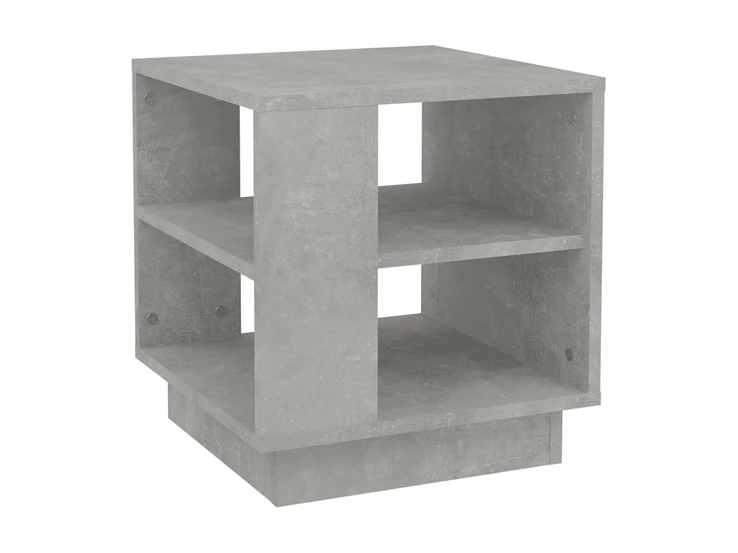 Table basse Gris béton 40x40x43 Bois d'ingénierie