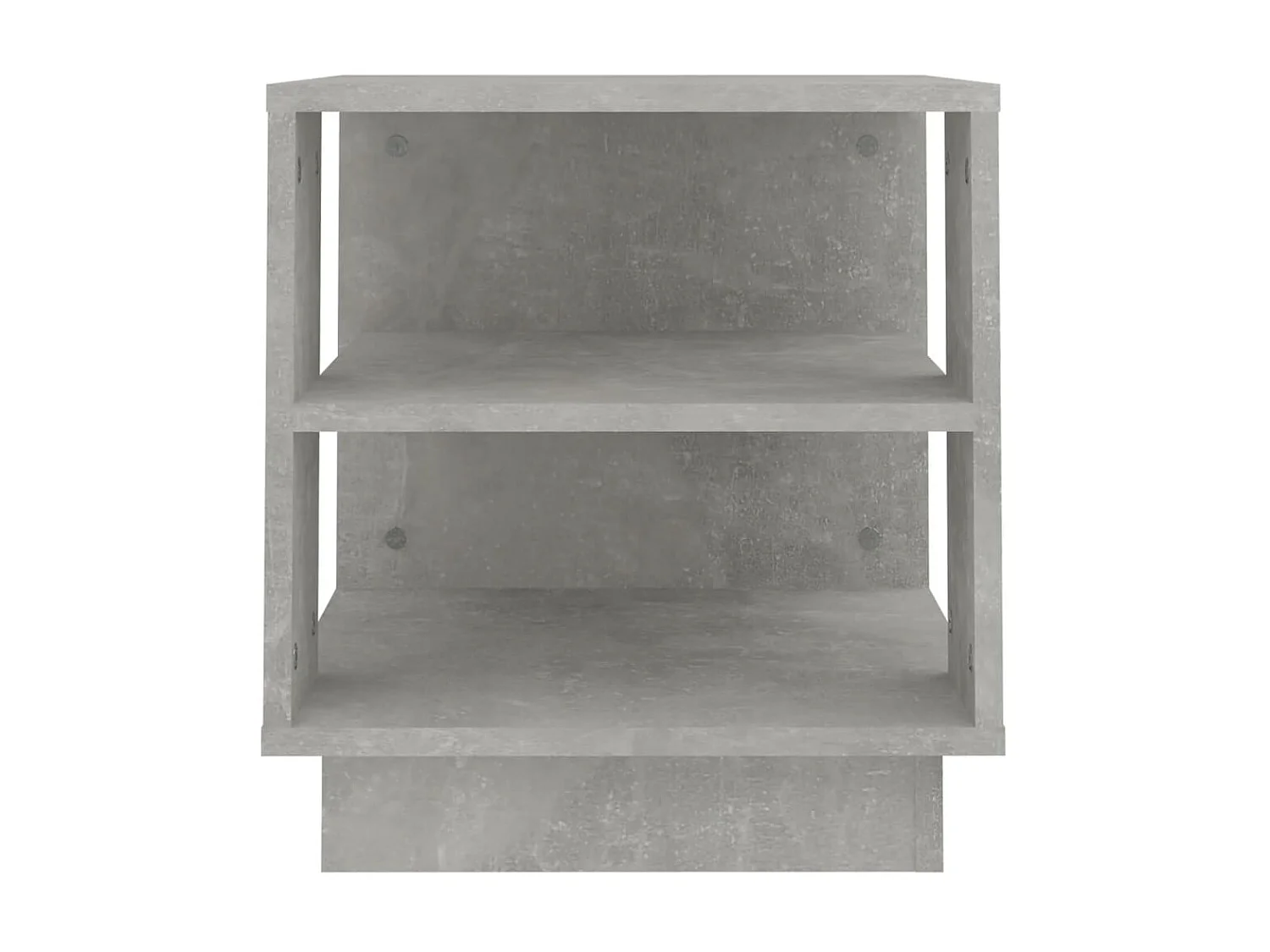 Table basse Gris béton 40x40x43 Bois d'ingénierie