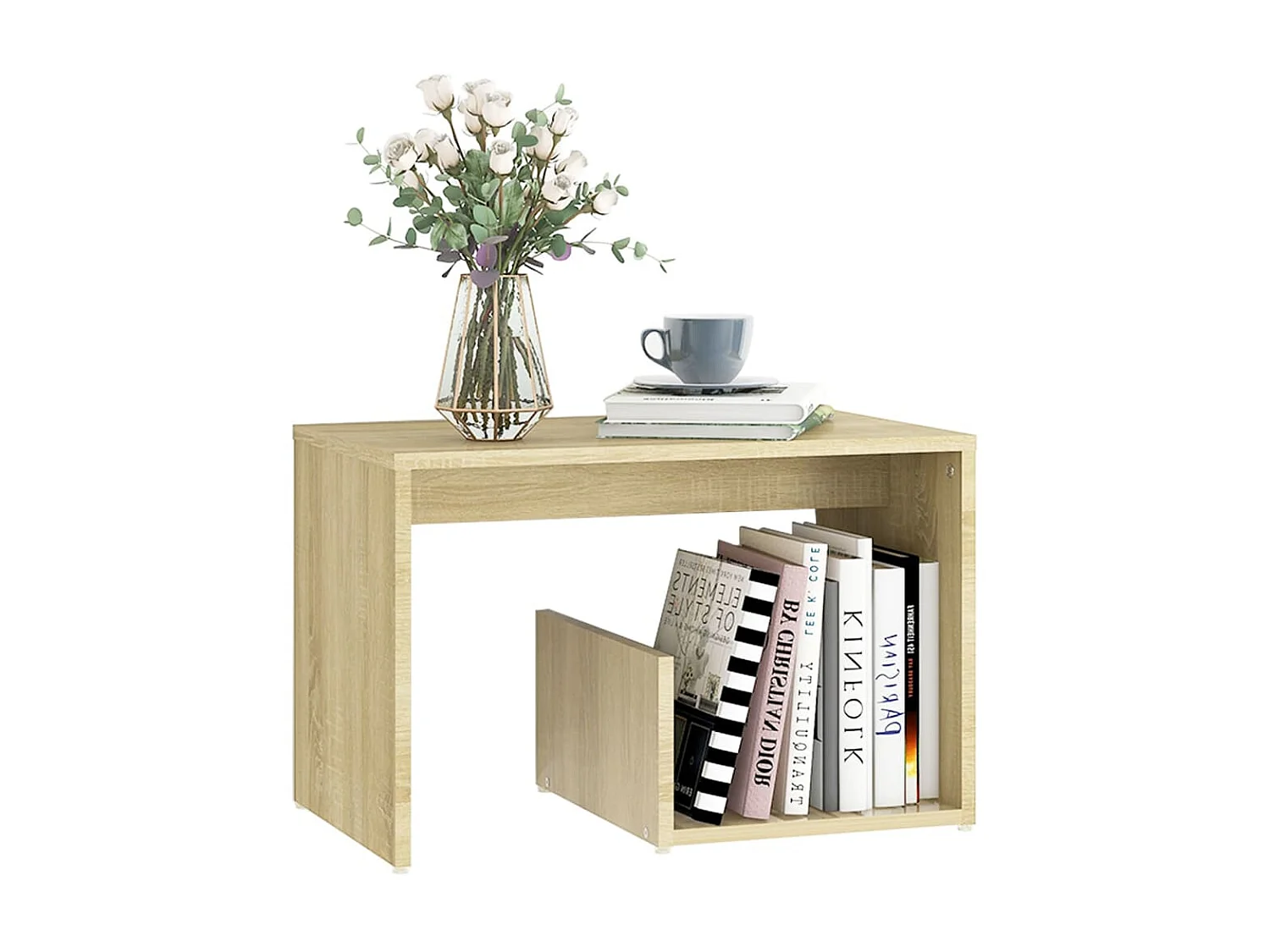 Table d'appoint Chêne sonoma 59x36x38