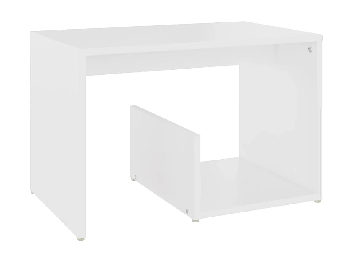 Table d'appoint Blanc 59x36x38