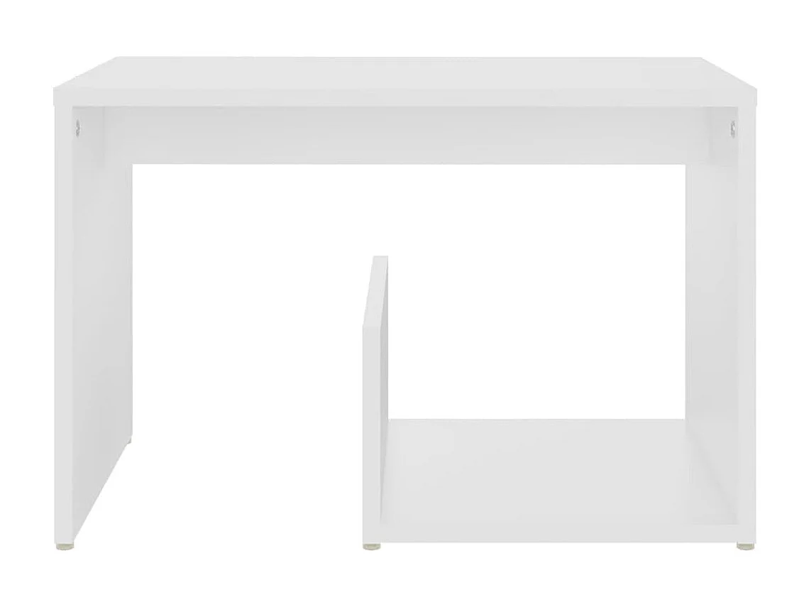 Table d'appoint Blanc 59x36x38