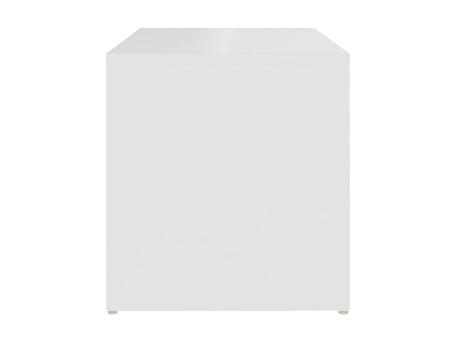 Table d'appoint Blanc 59x36x38