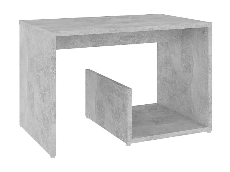 Table d'appoint Gris béton 59x36x38