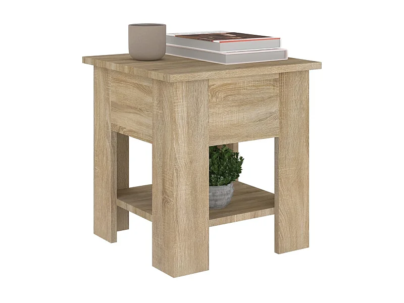 Table basse Chêne sonoma 40x40x42 Bois d'ingénierie