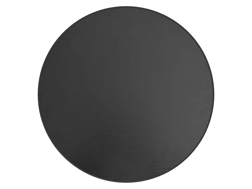 Table à thé Noir Ø35cm MDF