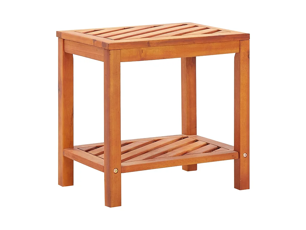Table d'appoint Bois d'acacia massif 45 x 33x45
