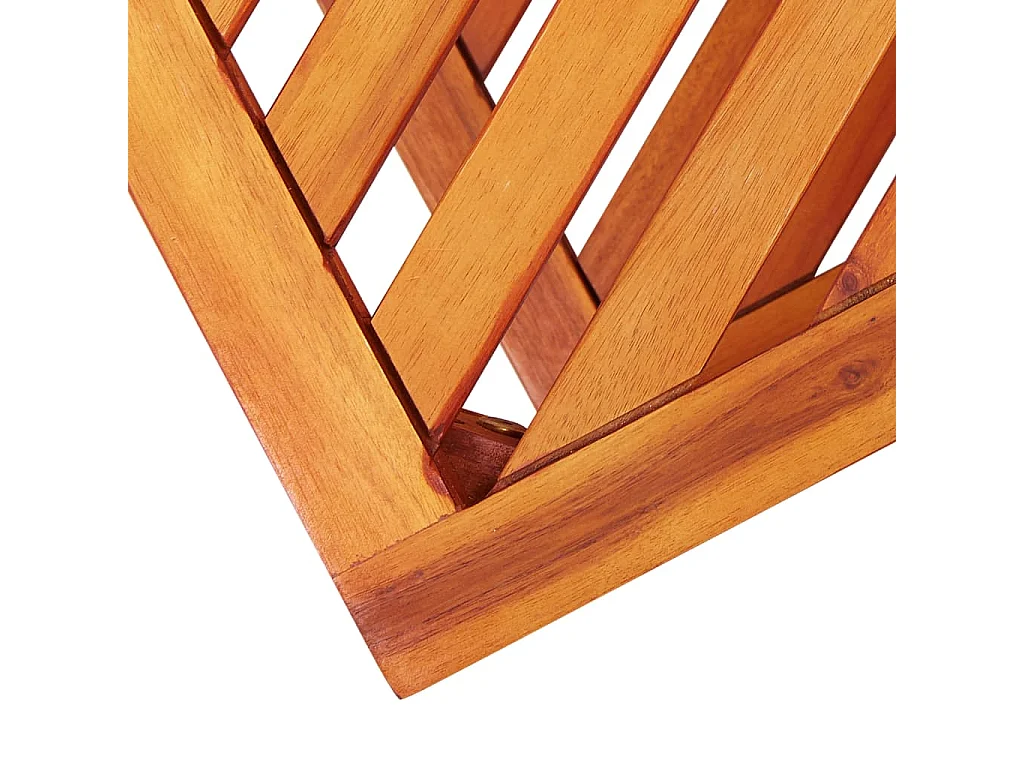 Table d'appoint Bois d'acacia massif 45 x 33x45