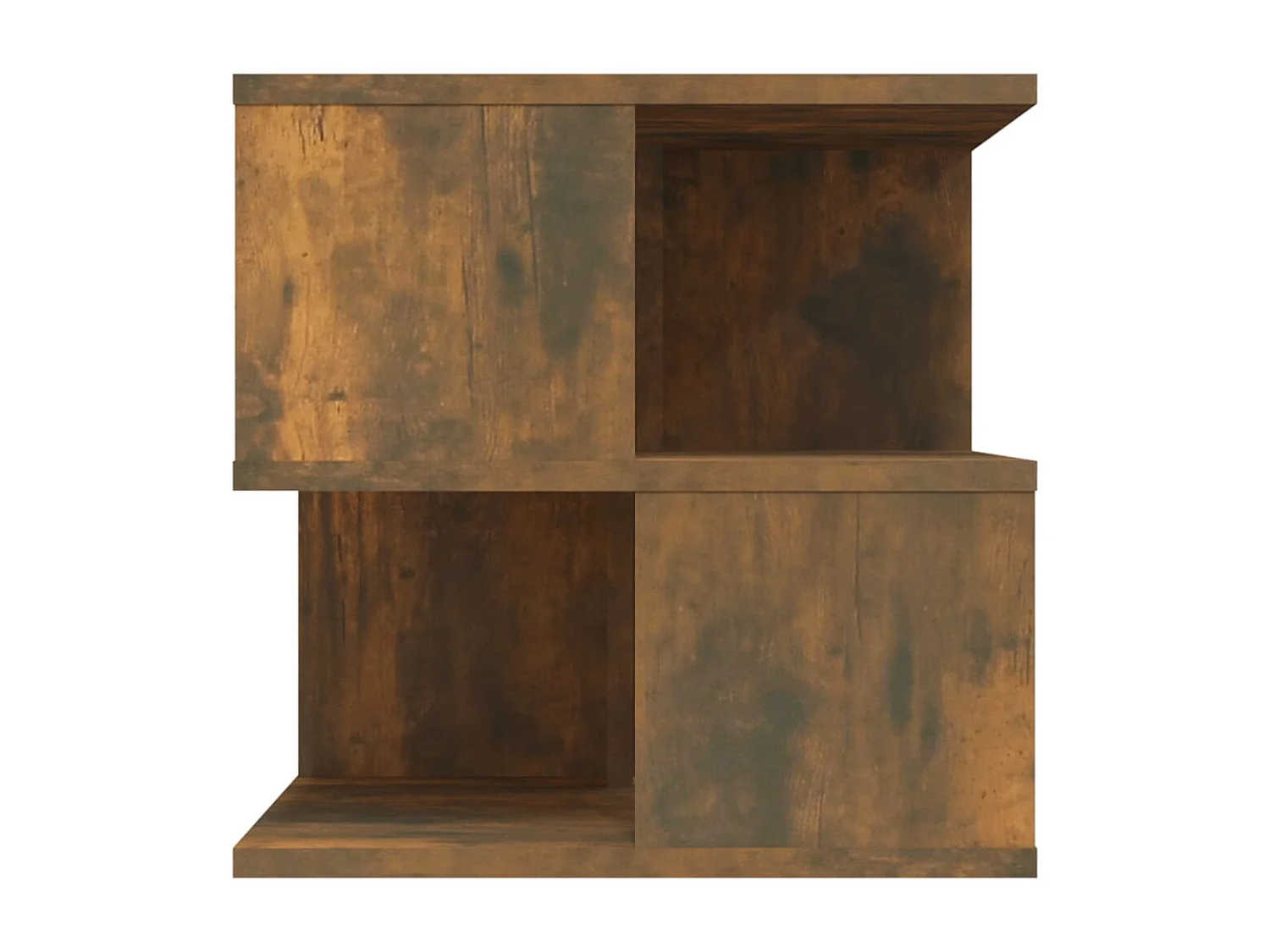 Table d'appoint Chêne fumé 40x40x40 Bois d'ingénierie