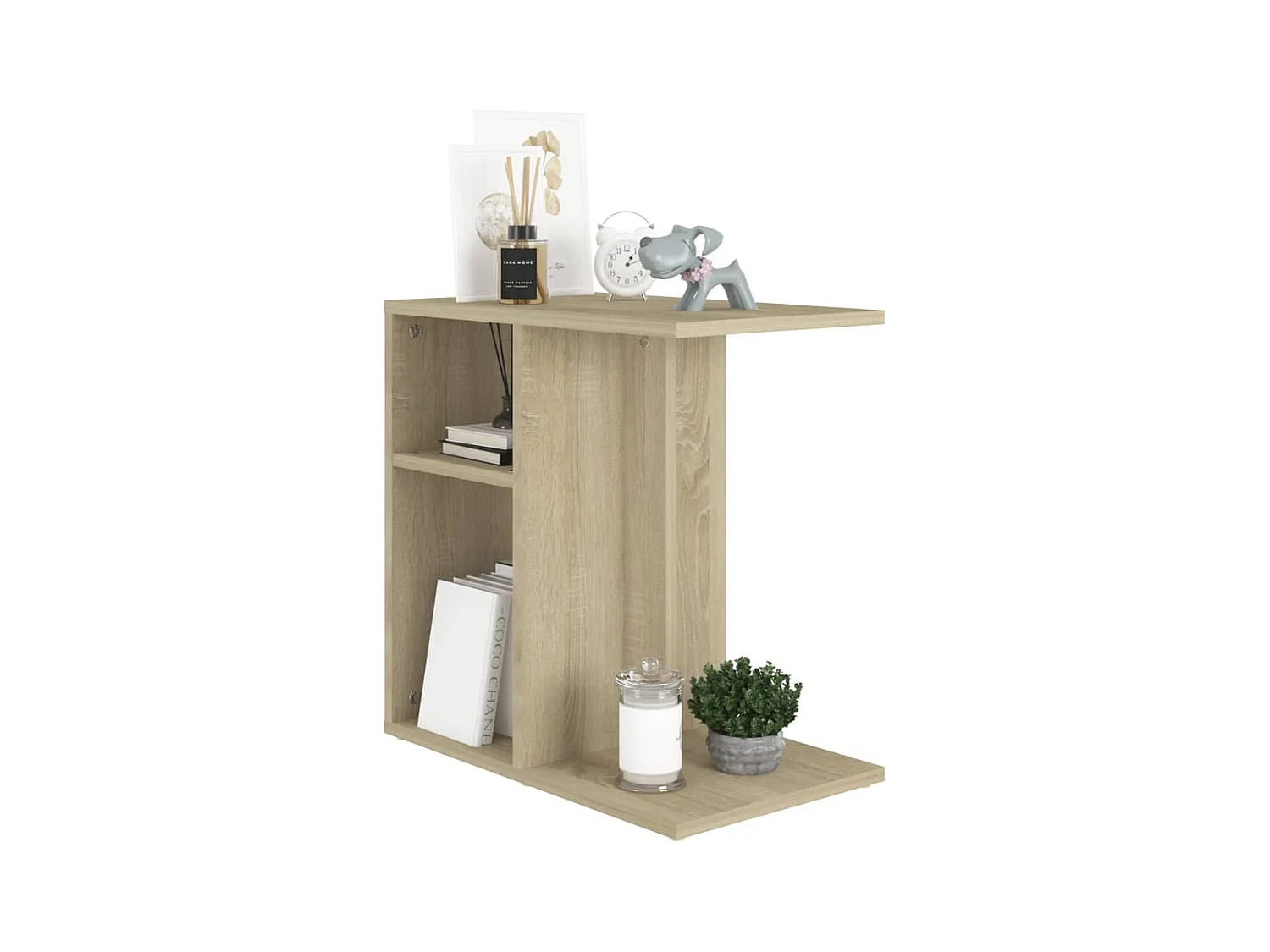 Table d'appoint Chêne sonoma 50x30x50