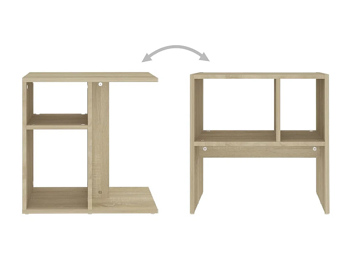 Table d'appoint Chêne sonoma 50x30x50