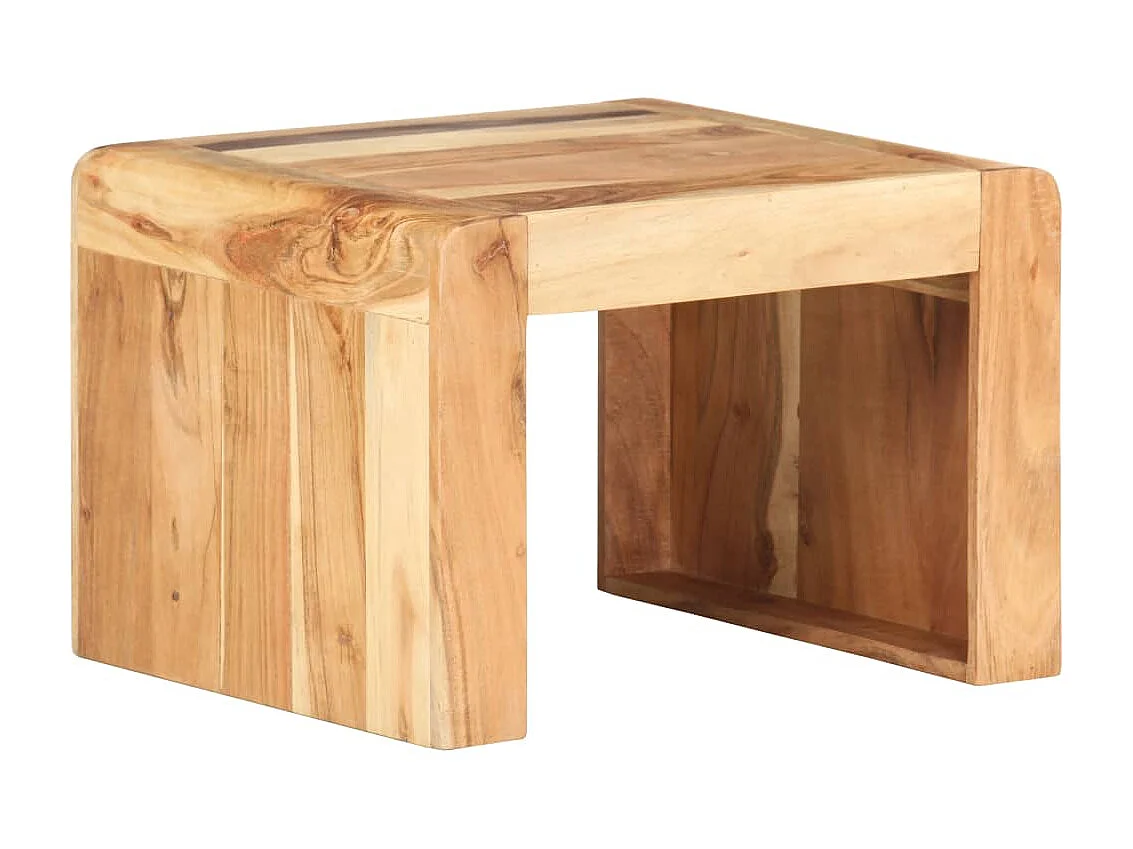 Table d'appoint 43x40x30 Bois d'acacia massif
