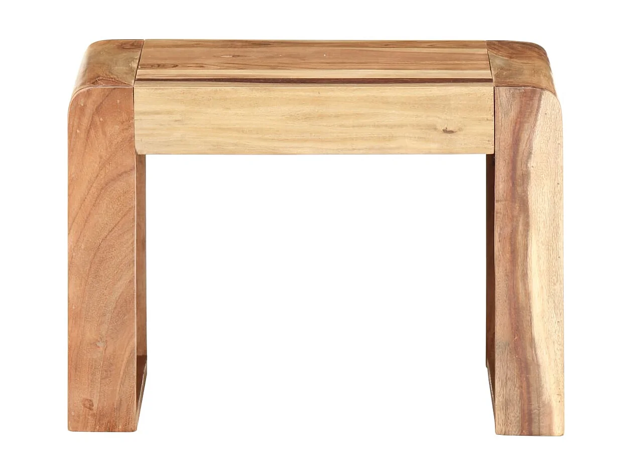 Table d'appoint 43x40x30 Bois d'acacia massif