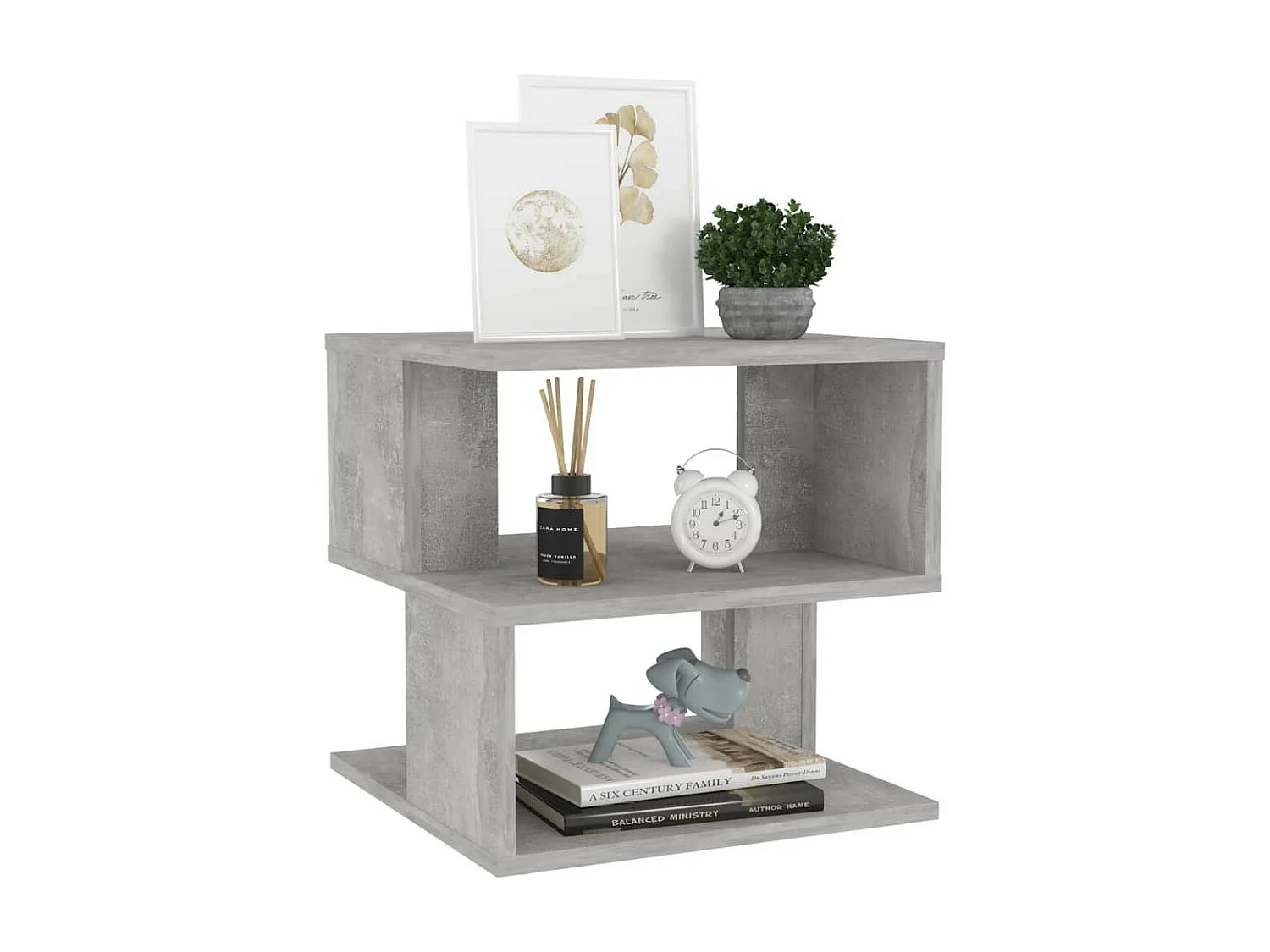 Table d'appoint Gris béton 40x40x40