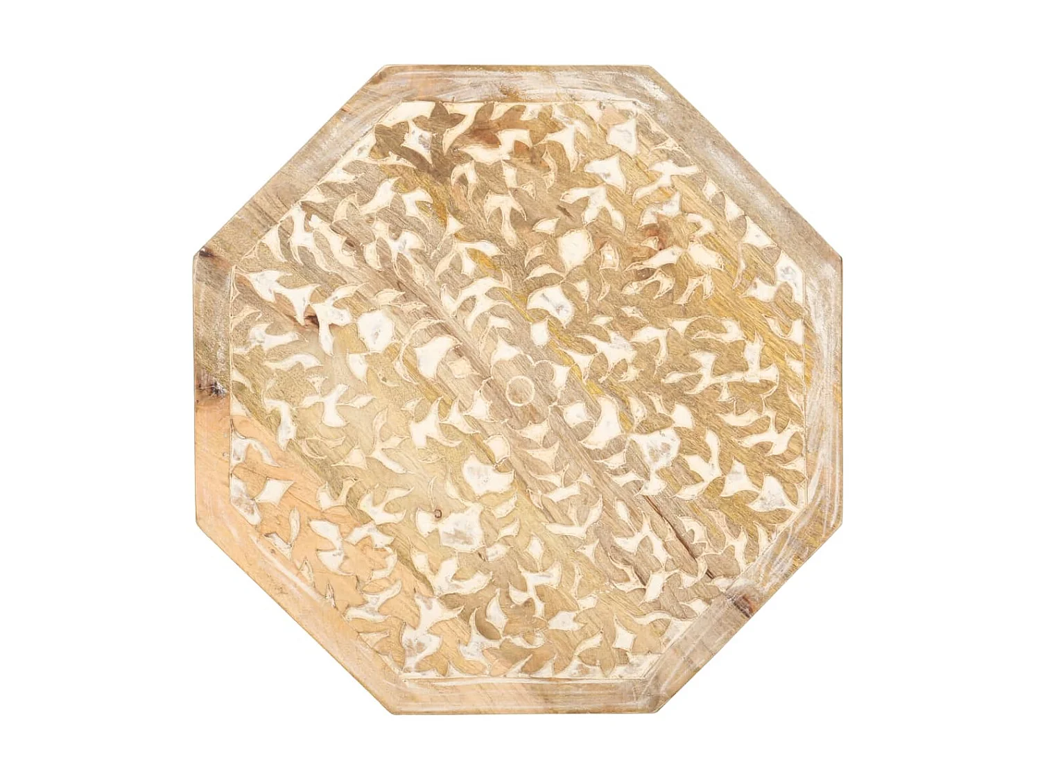 Table d'appoint Ø48cm Bois de manguier massif