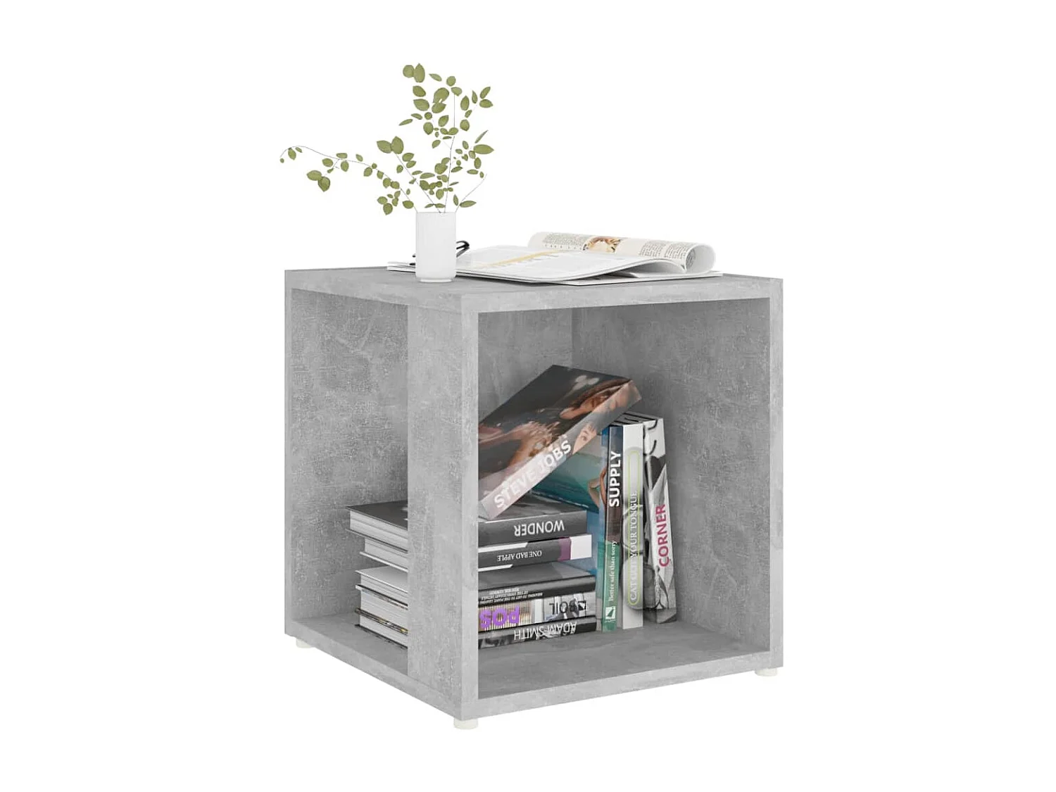 Table d'appoint Gris béton 33x33x34,5