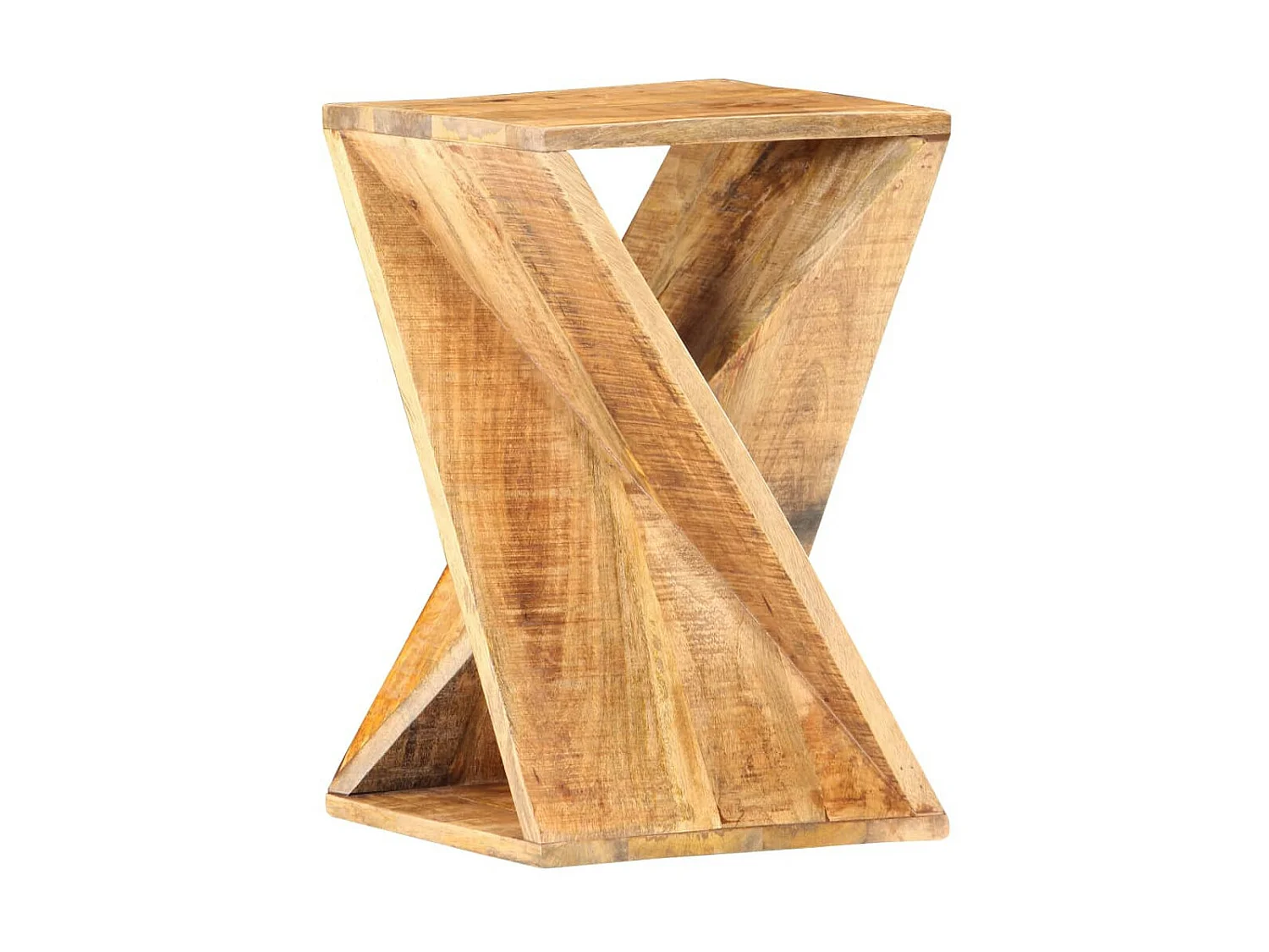 Table d'appoint 35 x 35x55 Bois de manguier massif