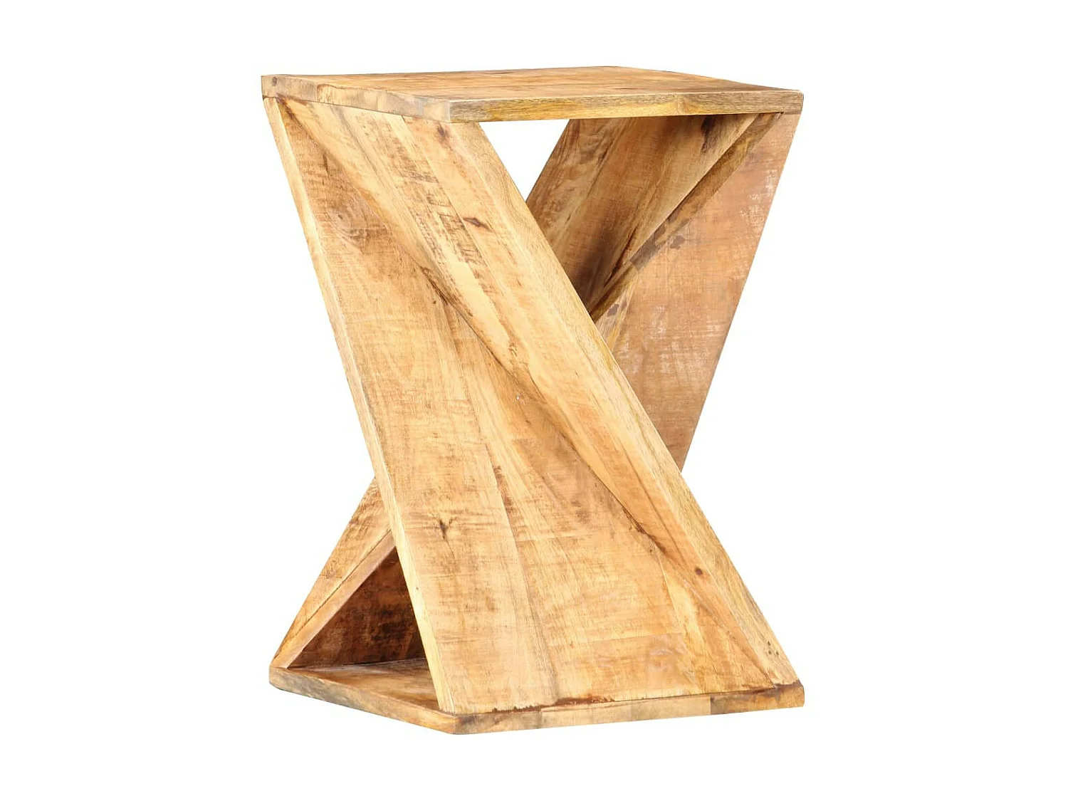 Table d'appoint 35 x 35x55 Bois de manguier massif