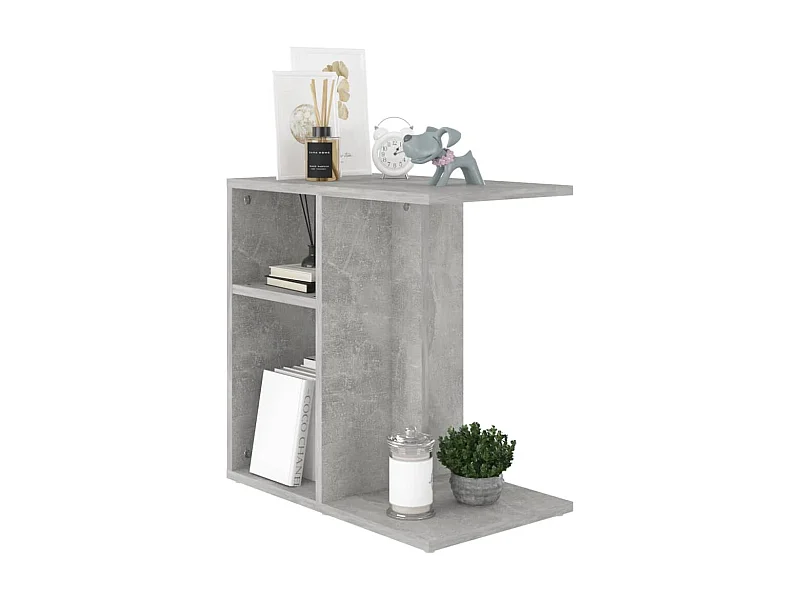 Table d'appoint Gris béton 50x30x50