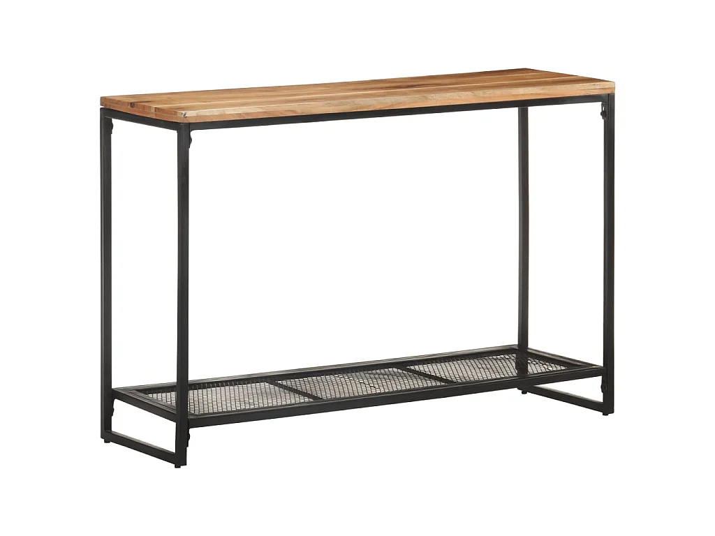 Table console 110x35x75 Bois d'acacia massif 2