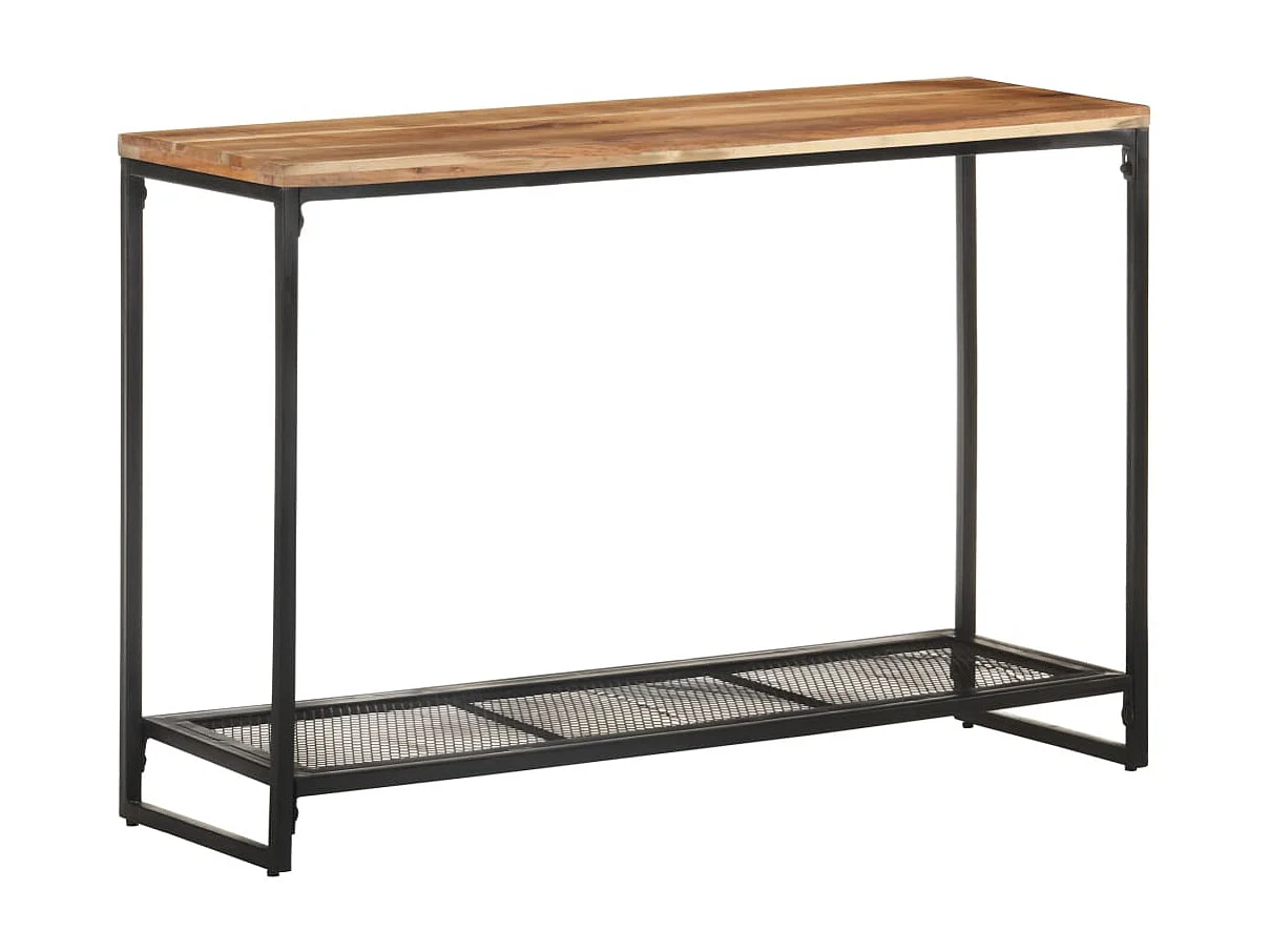 Table console 110x35x75 Bois d'acacia massif 2