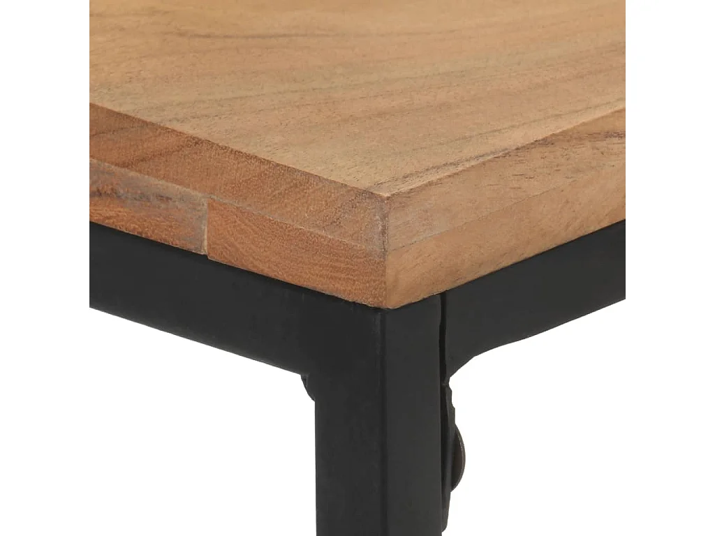 Table console 110x35x75 Bois d'acacia massif 2