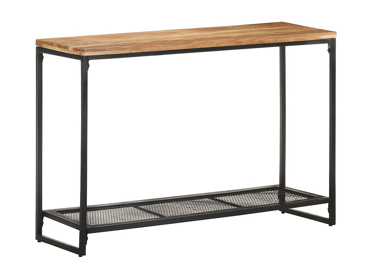 Table console 110x35x75 Bois d'acacia massif 2