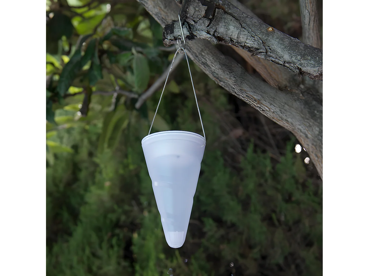 Sospensione solare conica H27cm HANG CREAMY W34