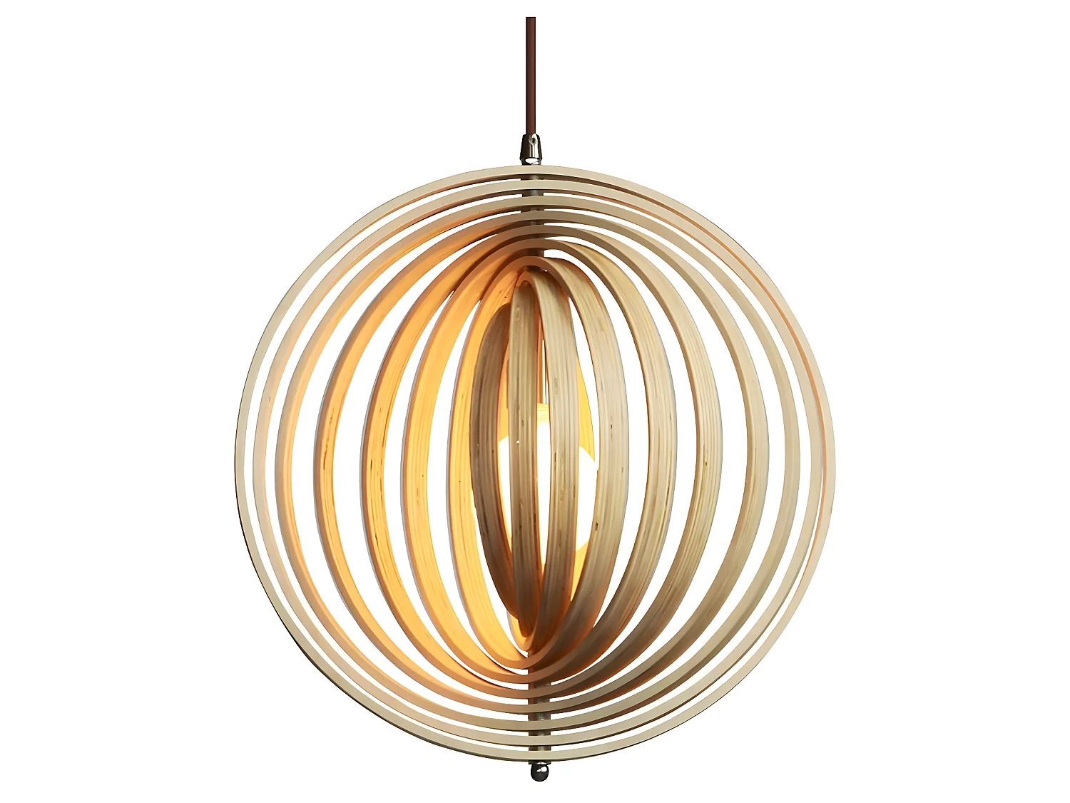 Suspension intérieur GAETANA Bois clair Bois naturel D44CM