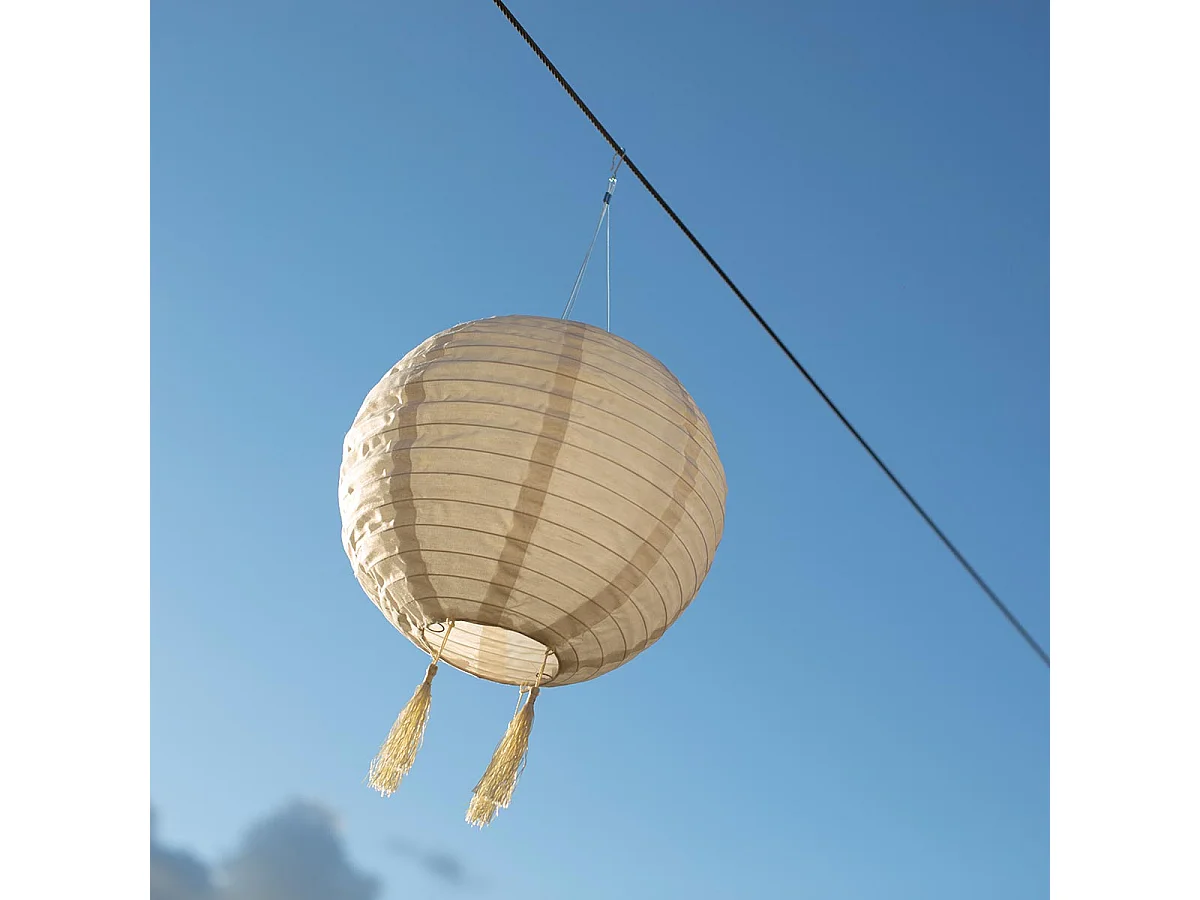 Set di 3 lanterne solari ∅30cm HIMALAYA