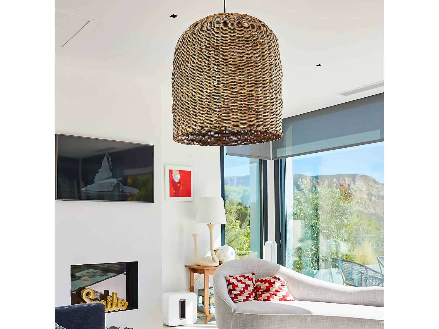 Abat jour naturel seul GIACOMO INDOOR H45cm