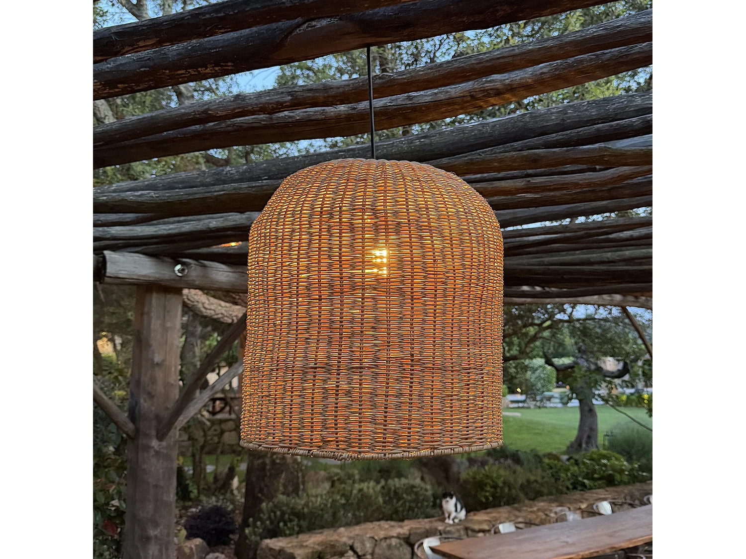 Abat jour naturel seul GIACOMO INDOOR H45cm