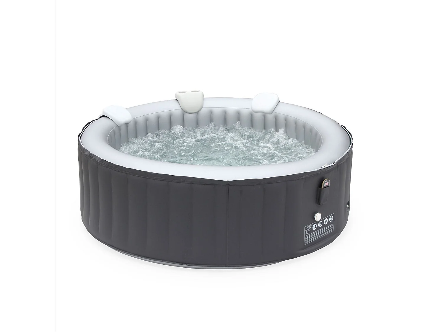 Juego de 2 reposacabezas y 1 portavasos para spa SPA