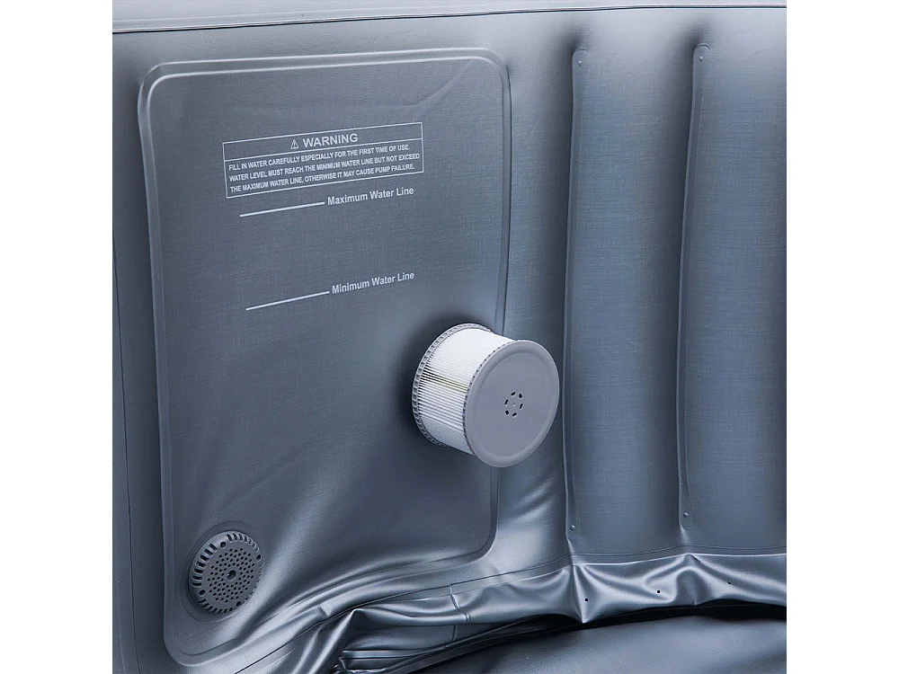 Lot de 2 filtres pour spa gonflable Mspa Blanc Polypropylène