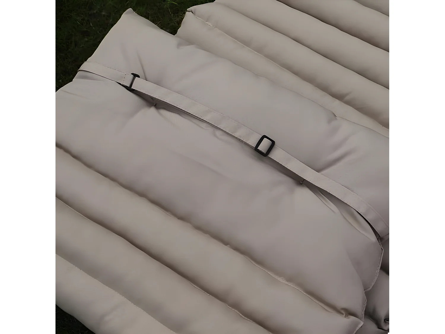 Lot de 2 matelas bain de soleil SORMIOU Taupe Polyester 180x60CM