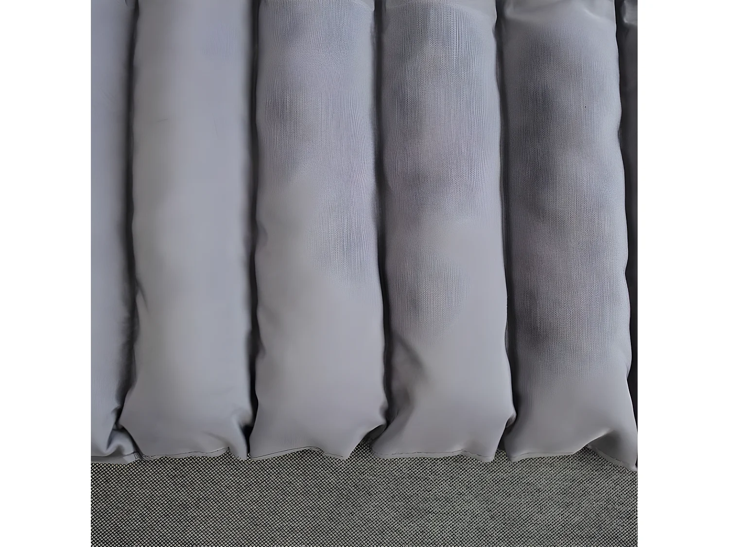 Lot de 2 matelas bain de soleil SORMIOU Gris Polyester 180x60CM