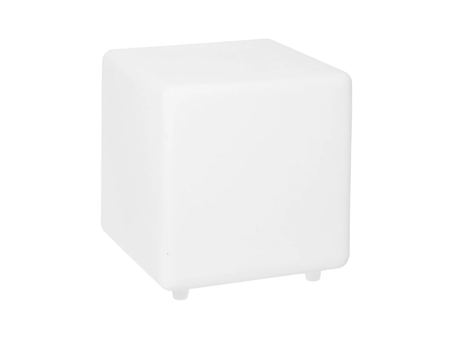 Cube solaire lumineux multicolore CASY Blanc Plastique H30cm