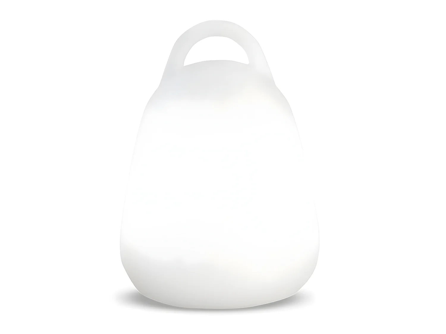 Baladeuse sans fil waterproof flottante LED LIBERTY Blanc Polyéthylène H24CM