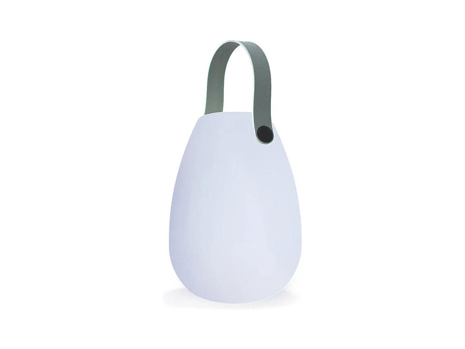 Lampe nomade LED LAURY Blanc Polyéthylène H28CM