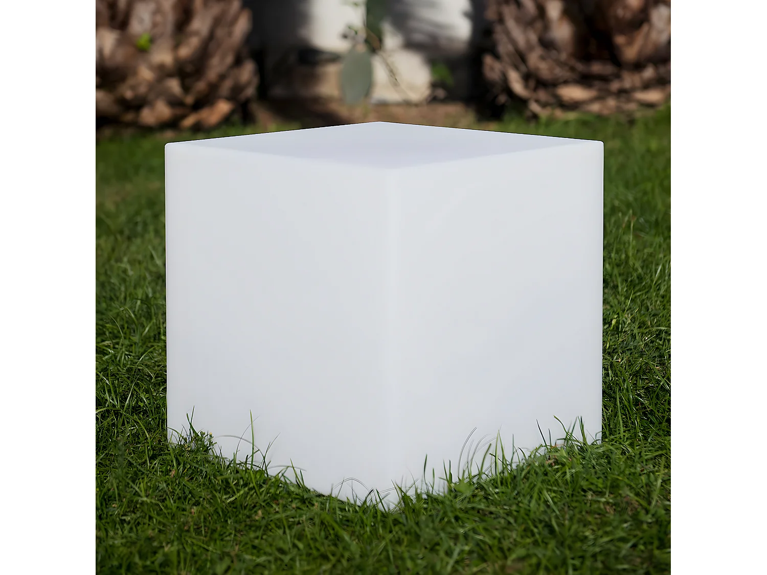 Cube lumineux filaire CARRY Blanc Polypropylène 40CM