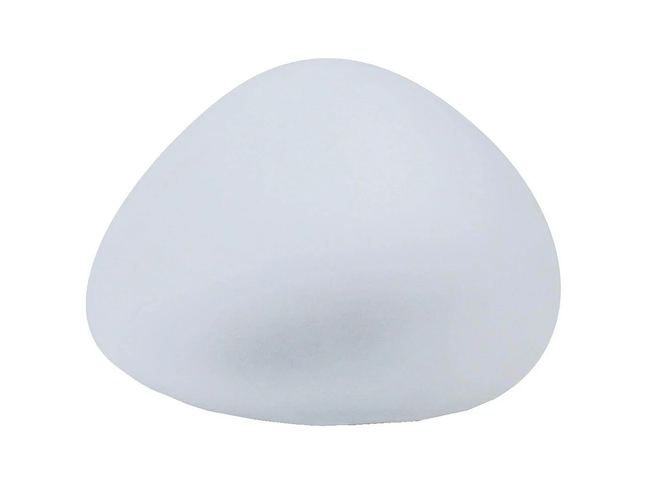 Lampe solaire décorative galet SOLENZARA Transparent Verre D16cm