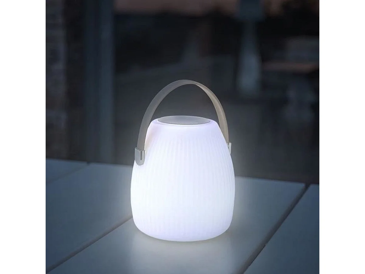 Lampe enceinte bluetooth multicolore MINI MAY PLAY H23cm