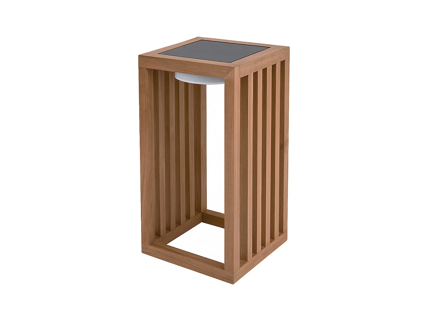 Lanterne solaire décorative CHENNAI Bois Bois H30cm