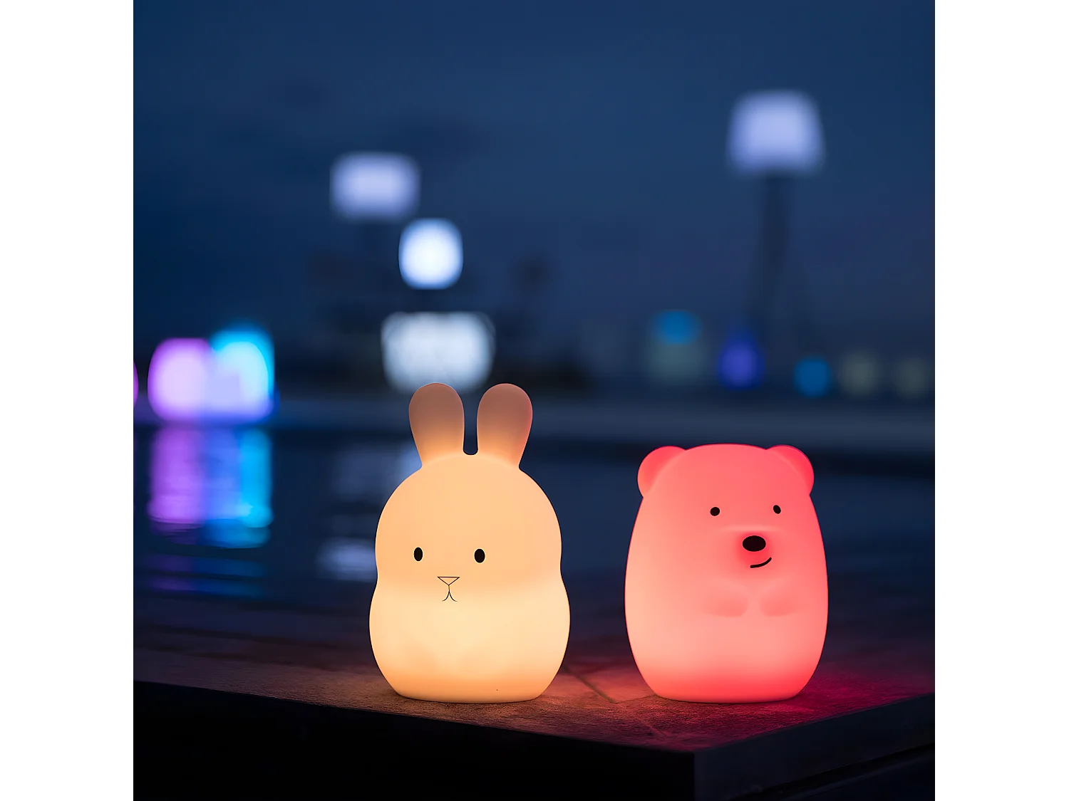 Luce notturna a LED senza fili orsetto H19CM TEDDY