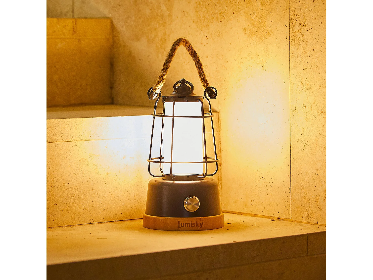 Luz de rua sem fios LED H23CM WILDY