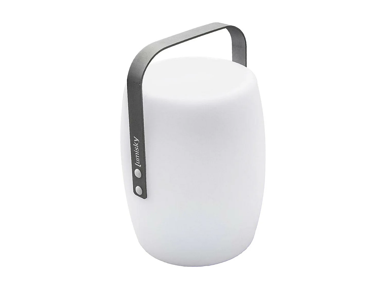 Lanterne sans fil LED LUCY Blanc Polyéthylène H31CM