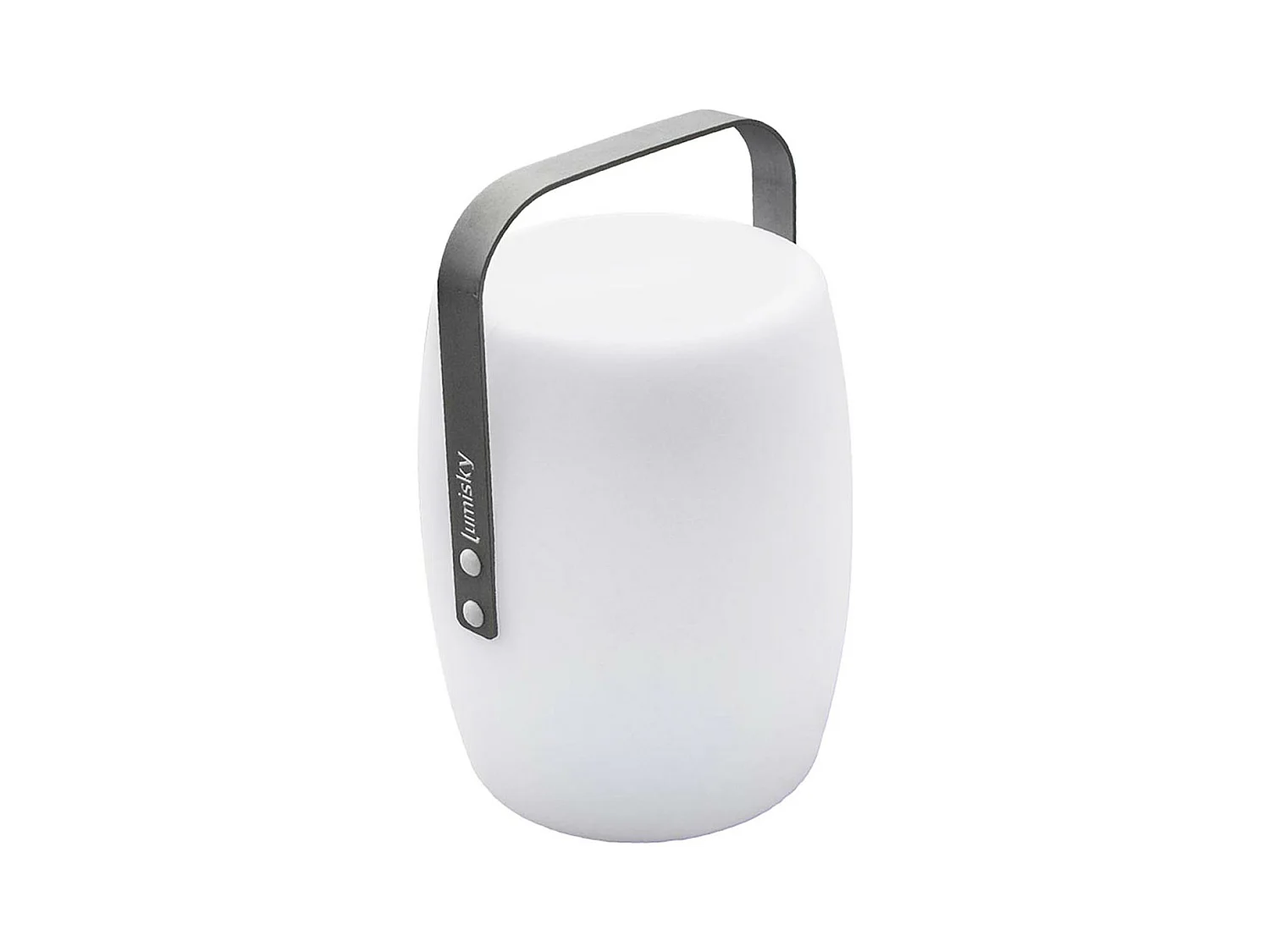 Lanterne sans fil LED LUCY Blanc Polyéthylène H31CM