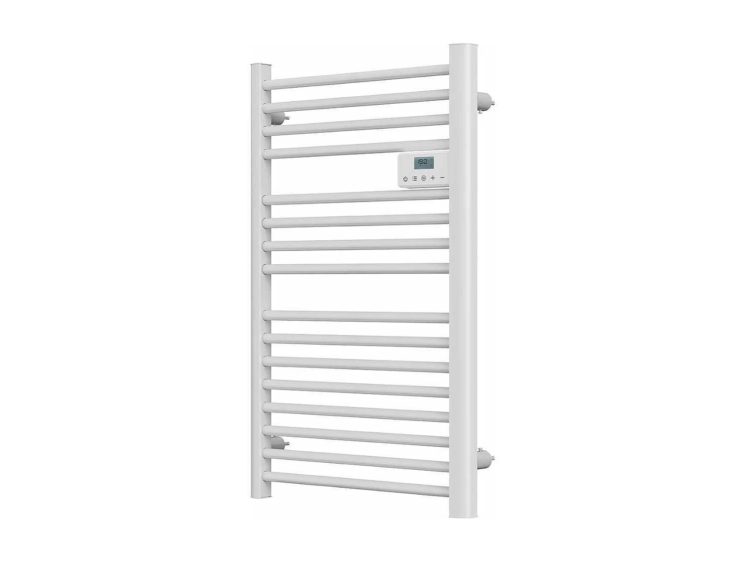 Sèche serviette électrique MONTANA Blanc Aluminium 500W